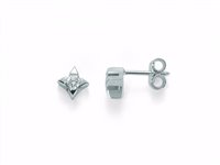 Orecchini Miluna Donna 8 Cuori in Oro bianco Diamante ERD1590_010 - ERD1590_010